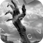 zombies keyboard theme emoji android application logo